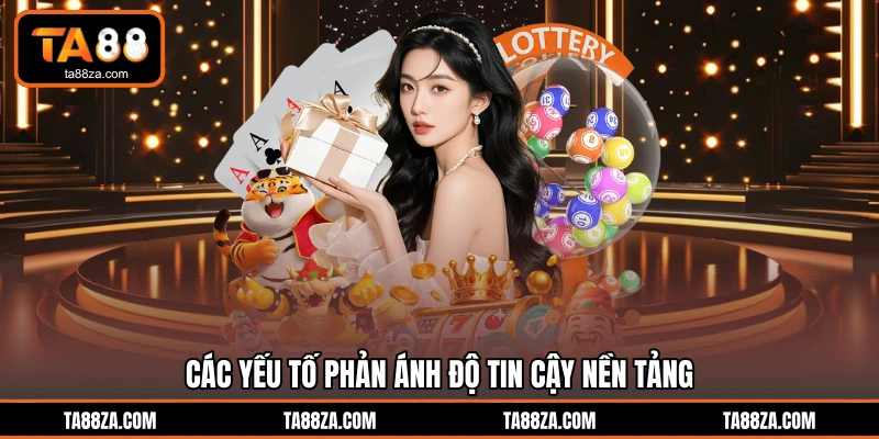 Các yếu tố phản ánh độ tin cậy nền tảng